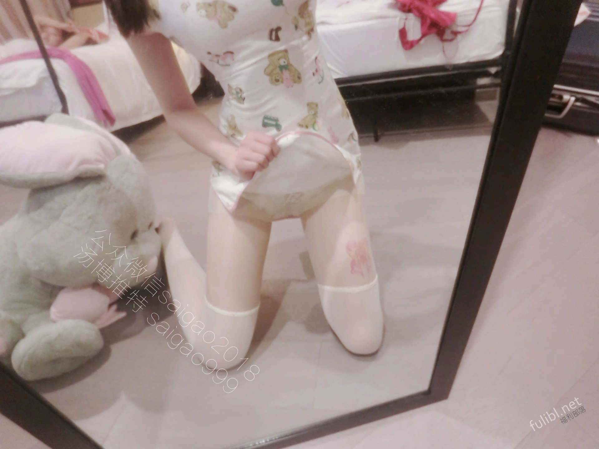 双马尾少女赛高酱 - NO.30 小熊旗袍 2