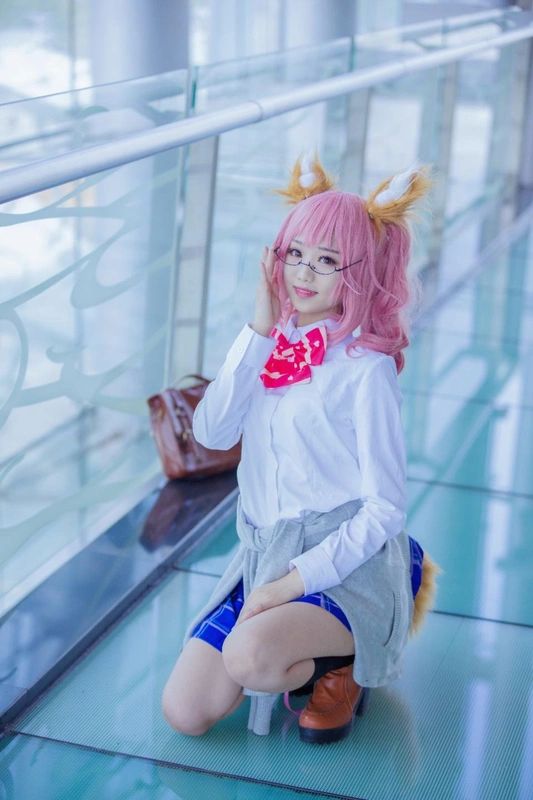 FATE EXTRA COS可爱JK双马尾兽耳玉藻前 - 羽天shine