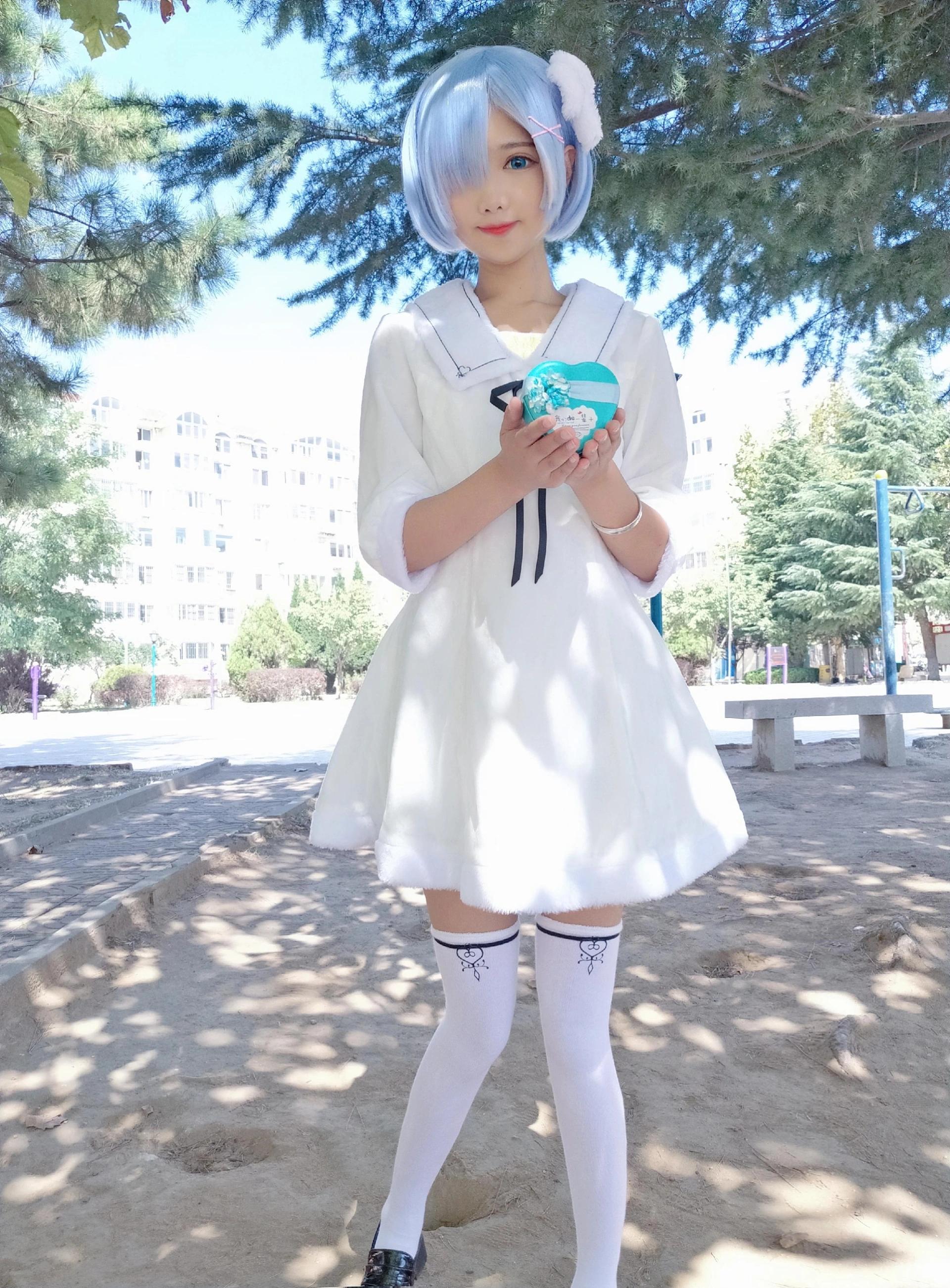 羽天Shine - NO.38 -RE从零开始的异世界生活蕾姆可爱COS蕾姆诞生日br服 2