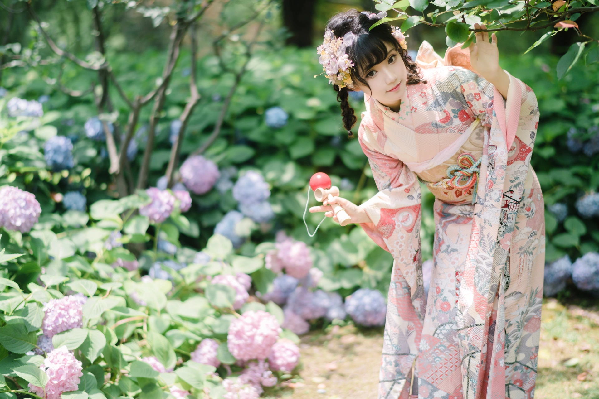花柒Hana - NO.08 绣球花和服 2