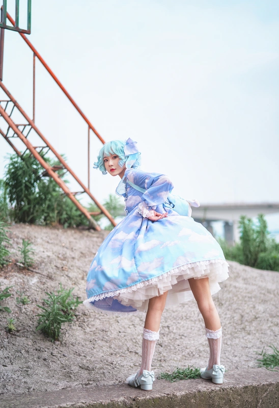 lolita蓝裙 - 阿包也是兔娘