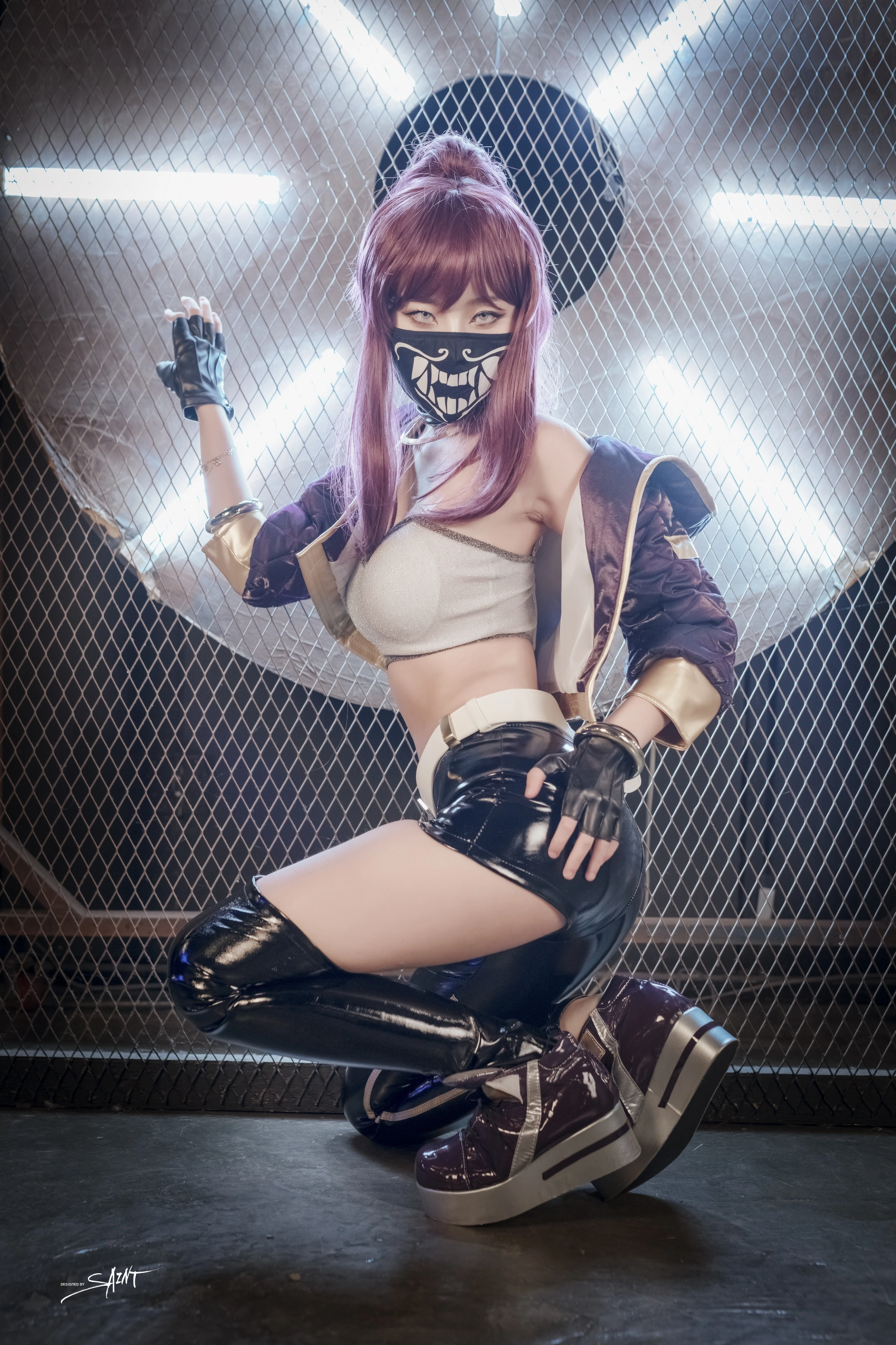 Yuna (윤아) - NO.18 [SAINT Photolife] Yuna's Cos Vol.04 KDA Akali & Nier Automata 2B 2