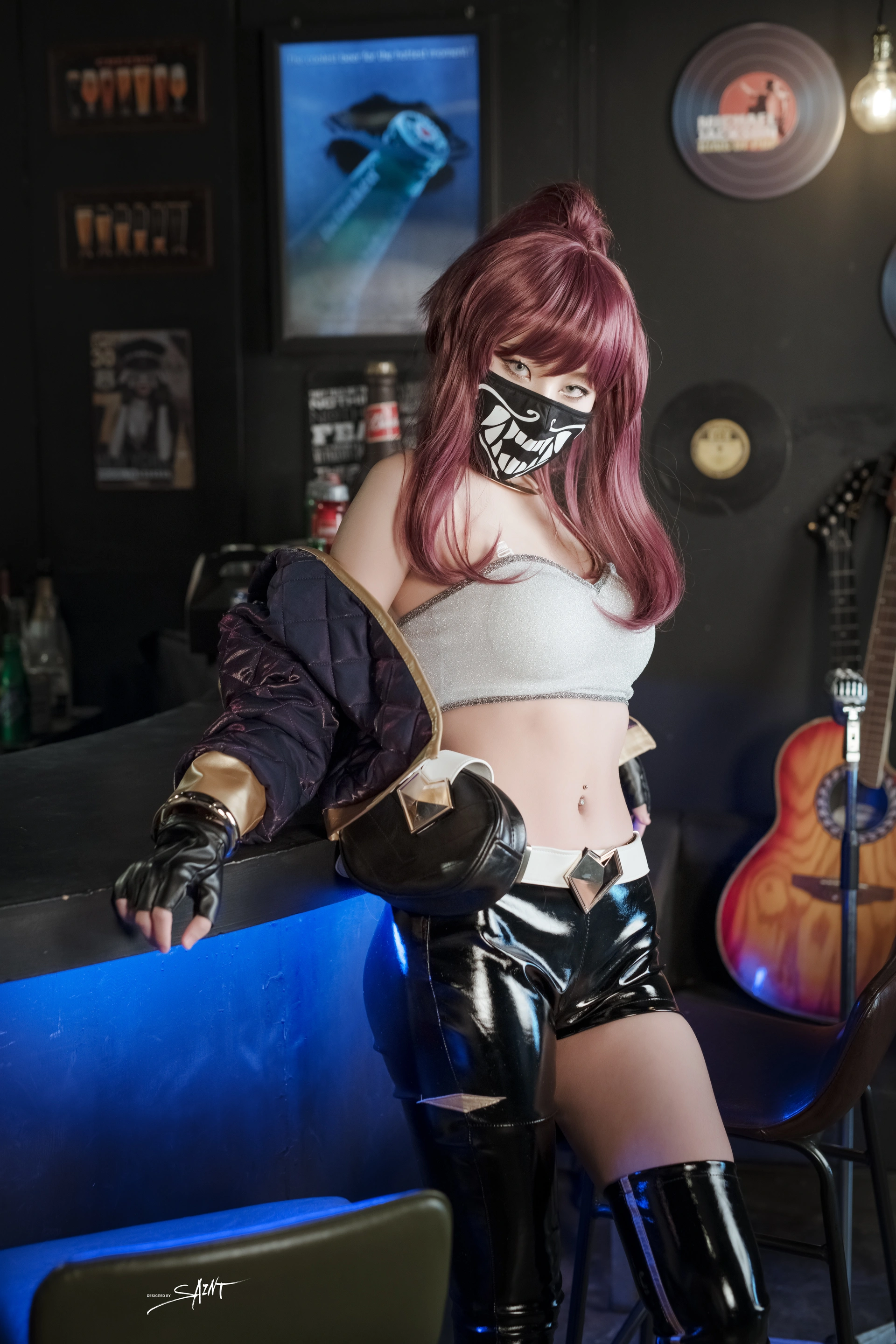 Yuna (윤아) - NO.18 [SAINT Photolife] Yuna's Cos Vol.04 KDA Akali & Nier Automata 2B 3